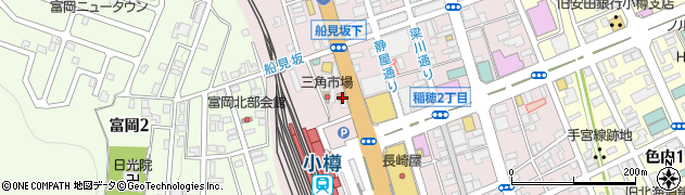 小樽駅前郵便局 ＡＴＭ周辺の地図