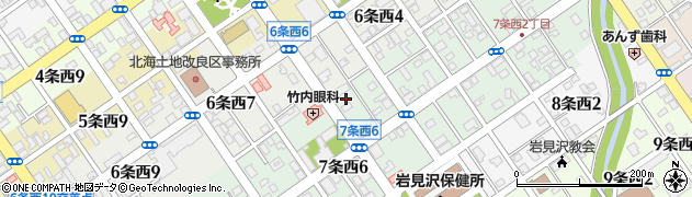 アトム管財株式会社　岩見沢支店周辺の地図
