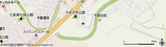 北海道岩見沢市日の出町2周辺の地図
