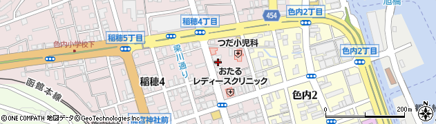 小樽稲穂郵便局 ＡＴＭ周辺の地図