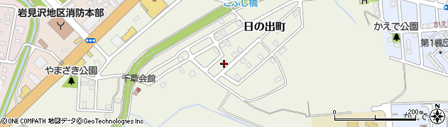 北海道岩見沢市日の出町36周辺の地図