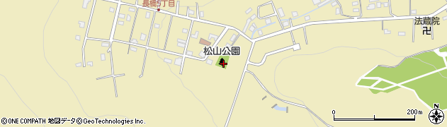 松山公園周辺の地図