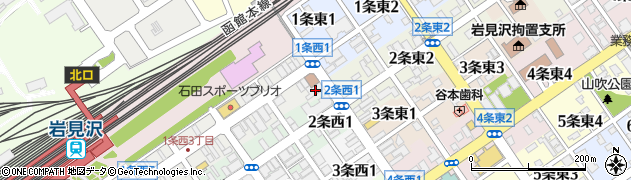 アクサ生命保険株式会社岩見沢営業所周辺の地図