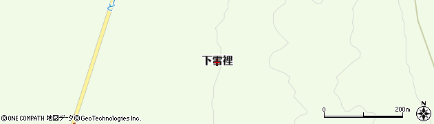 北海道鶴居村（阿寒郡）下雪裡周辺の地図