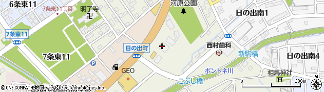 プロノ岩見沢店周辺の地図
