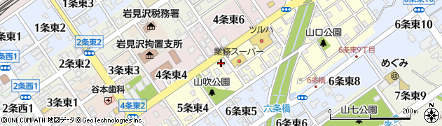 共栄火災海上保険株式会社　北海道支店岩見沢支社周辺の地図