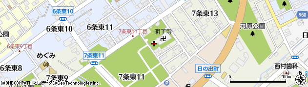 明了寺会場周辺の地図