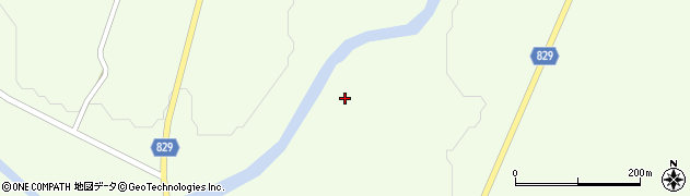 幌呂川周辺の地図