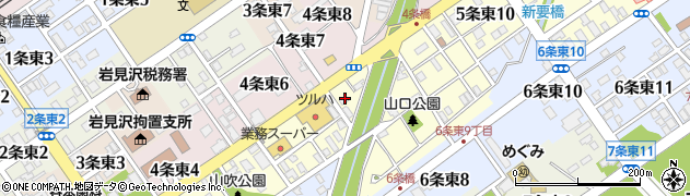 北海道岩見沢市５条東7丁目周辺の地図