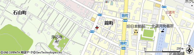 ピザ・テンフォー　小樽手宮店周辺の地図