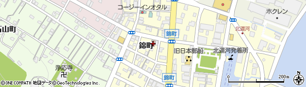 小樽錦町郵便局周辺の地図