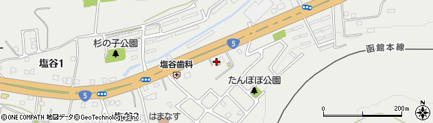 小樽警察署塩谷駐在所周辺の地図