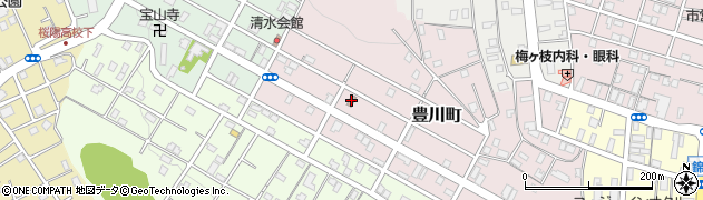 小樽豊川郵便局周辺の地図