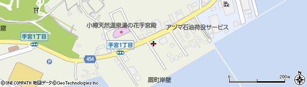 北海道エア・ウォーター株式会社　道央支店小樽営業所周辺の地図