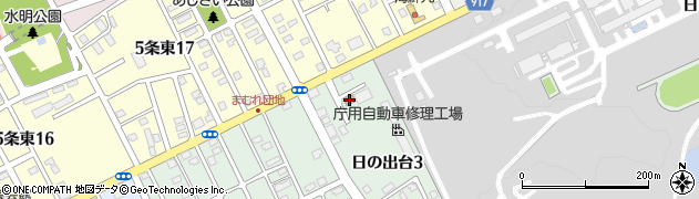 岩見沢市役所　道路管理事務所周辺の地図