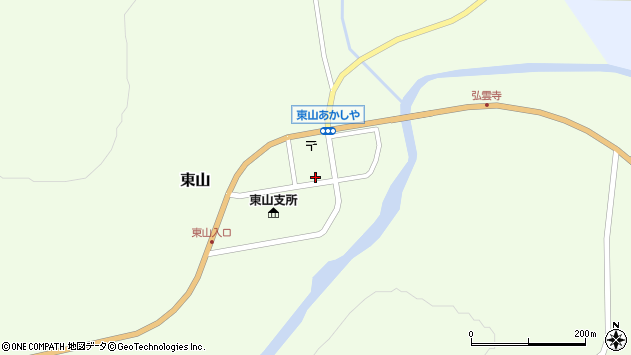 〒076-0202 北海道富良野市東山（その他）の地図