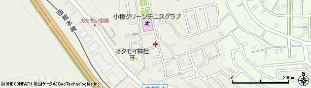 北海道小樽市オタモイ1丁目11-33周辺の地図