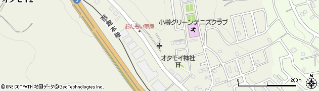 北海道小樽市オタモイ1丁目9-5周辺の地図