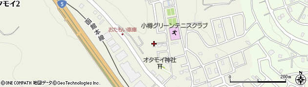 北海道小樽市オタモイ1丁目10周辺の地図