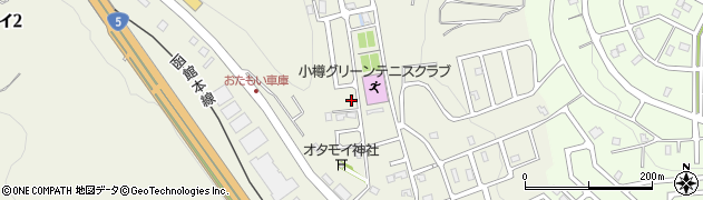 北海道小樽市オタモイ1丁目10-20周辺の地図