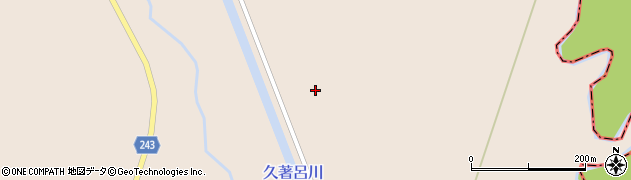北海道鶴居村（阿寒郡）久著呂周辺の地図