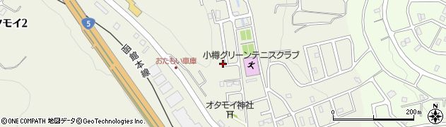 北海道小樽市オタモイ1丁目10-26周辺の地図