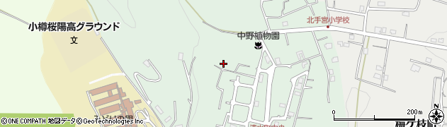 北海道小樽市清水町周辺の地図