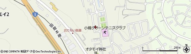 北海道小樽市オタモイ1丁目10-38周辺の地図