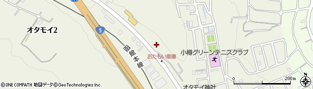 北海道小樽市オタモイ1丁目9周辺の地図