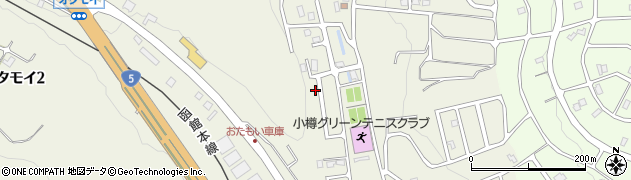 北海道小樽市オタモイ1丁目10-32周辺の地図