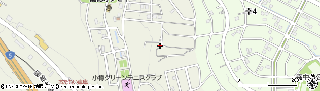 北海道小樽市オタモイ1丁目17周辺の地図