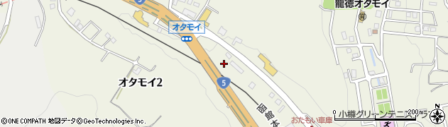 北海道小樽市オタモイ1丁目5周辺の地図
