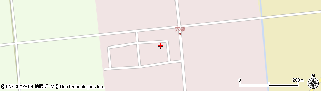 北海道新篠津村（石狩郡）みのり周辺の地図