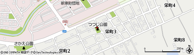 栄町つつじ公園周辺の地図