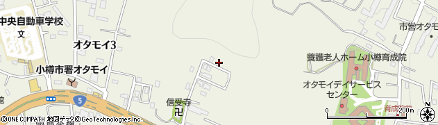 北海道小樽市オタモイ1丁目7-27周辺の地図