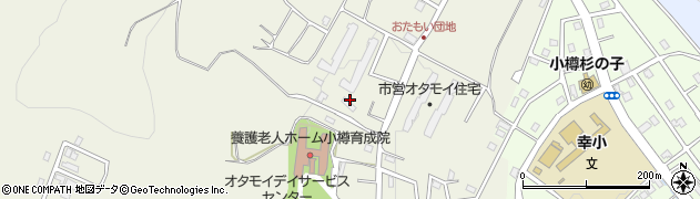 北海道小樽市オタモイ1丁目27周辺の地図