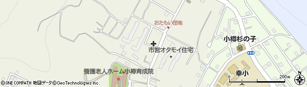 北海道小樽市オタモイ1丁目28-2周辺の地図