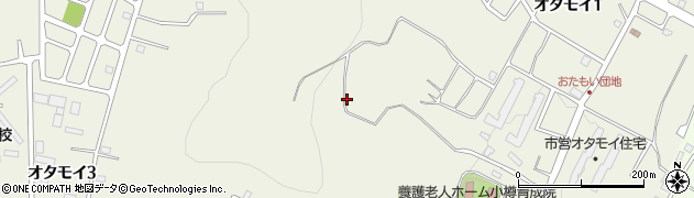 北海道小樽市オタモイ周辺の地図