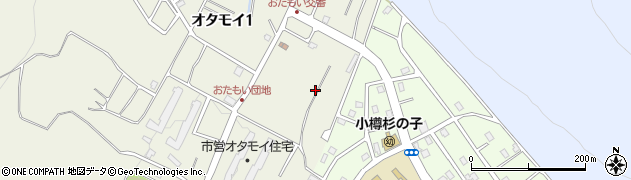 北海道小樽市オタモイ1丁目36周辺の地図