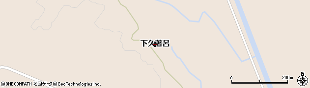 北海道鶴居村（阿寒郡）下久著呂周辺の地図