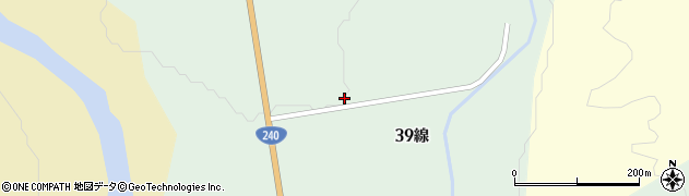北海道釧路市阿寒町中徹別３９線周辺の地図