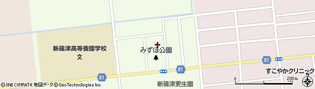 北海道新篠津村（石狩郡）みずほ周辺の地図
