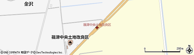 篠津中央土地改良区周辺の地図