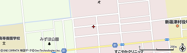 北海道新篠津村（石狩郡）ふらわ周辺の地図