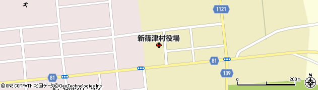 北海道石狩郡新篠津村周辺の地図