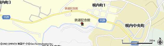 三笠鉄道記念館周辺の地図