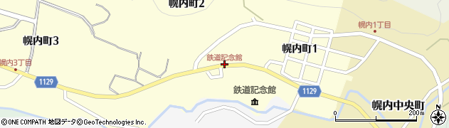 鉄道記念館周辺の地図