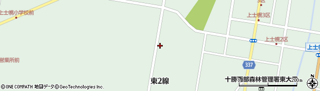 中島木材商事株式会社　上士幌製材工場周辺の地図
