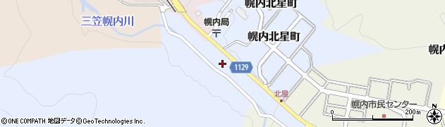 北海道三笠市幌内北星町周辺の地図