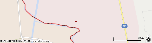 北海道標茶町（川上郡）クチョロ原野（北１９線東）周辺の地図